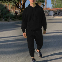 Neon zielony styl moda męska dres stałe 2 sztuk z długim rękawem Hoody + luźne Swearpants Casual Sportsuit mężczyźni 2021 najnowszy OMSJ 2